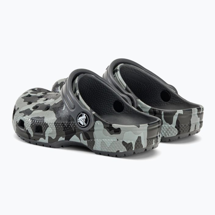 Детски джапанки Crocs Classic Camo Clog T grey 207593-097 4