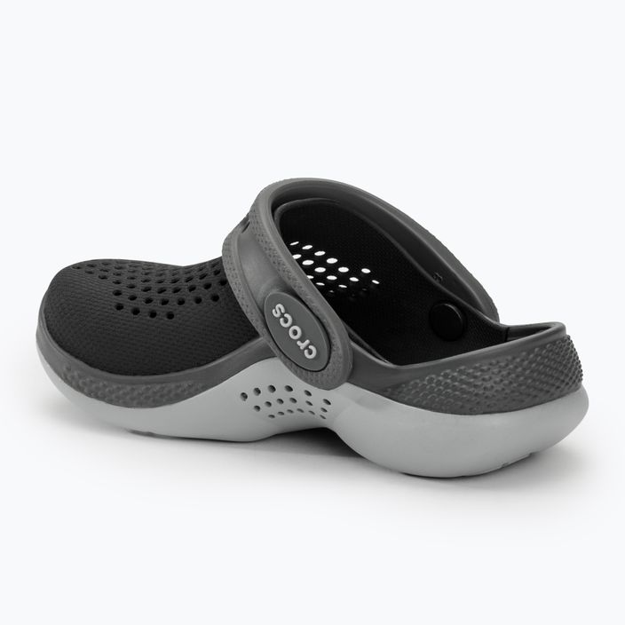 Детски джапанки Crocs LiteRide 360 black/slate grey 4