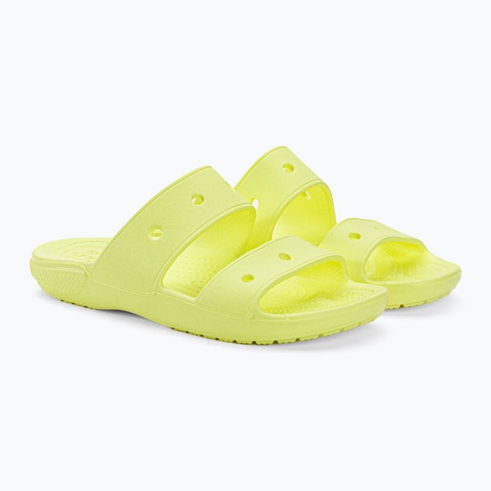 Джапанки Crocs Classic Sandal giallo chiaro 4