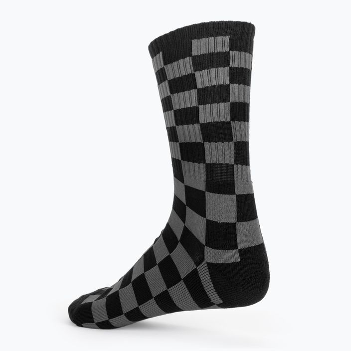 Мъжки чорапи Vans Checkeboard Crew II black/charcoal 2