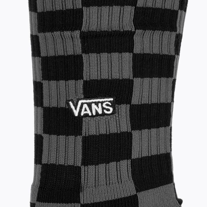 Мъжки чорапи Vans Checkeboard Crew II black/charcoal 3