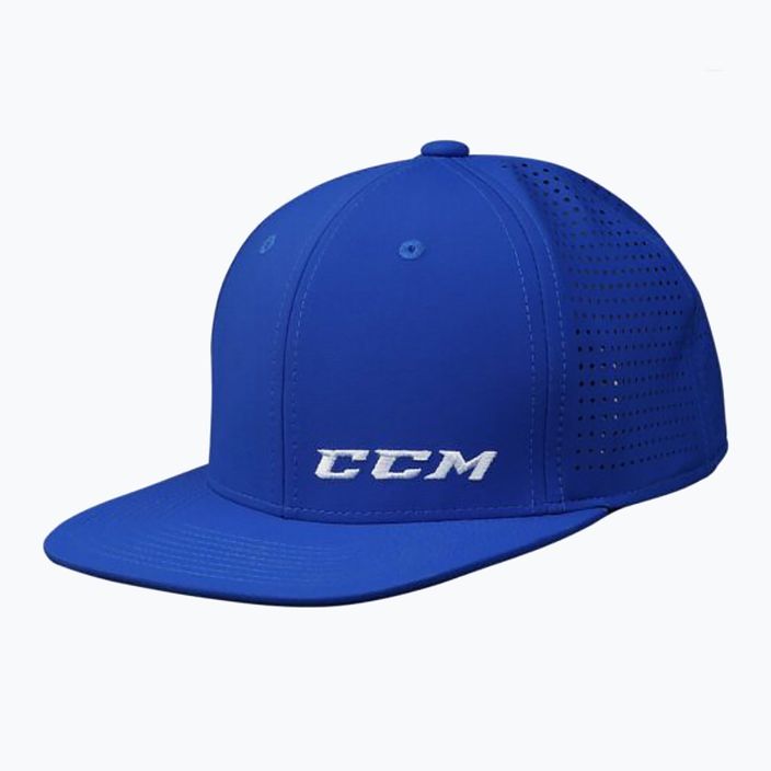 CCM Small Logo Flat Brim SR royal бейзболна шапка