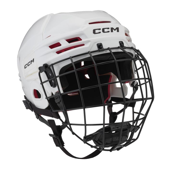 CCM Tacks 70 Combo бяла хокейна каска