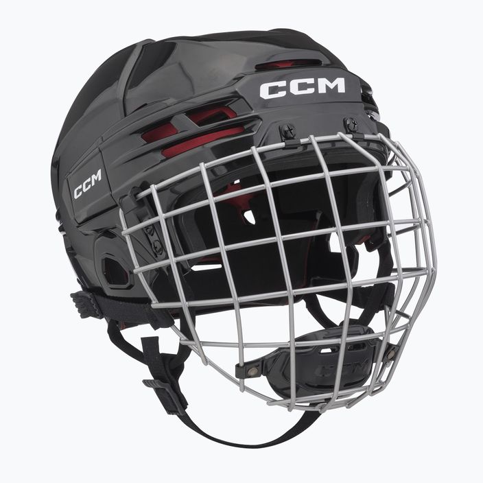 Детска хокейна каска CCM Tacks 70 Combo черна 6