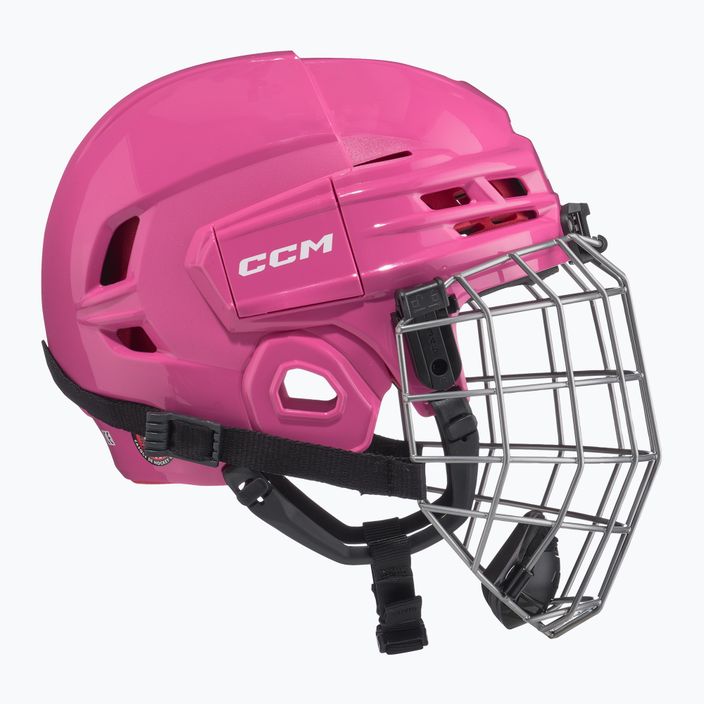 CCM Tacks 70 Combo розова детска хокейна каска 3