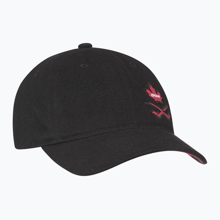 CCM Holiday Plaid Leaf черна бейзболна шапка 2