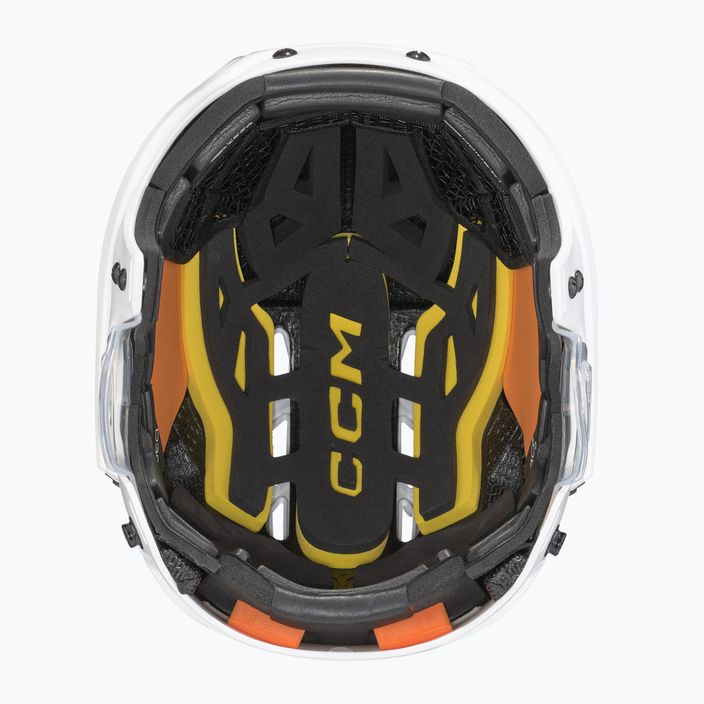 CCM Tacks 720 бяла хокейна каска 5