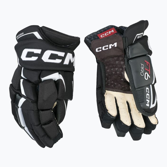 Ръкавици за хокей CCM JetSpeed FT6 Pro SR black/white 2