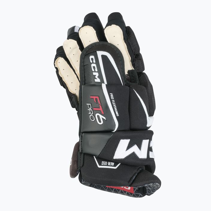 Ръкавици за хокей CCM JetSpeed FT6 Pro SR black/white 3