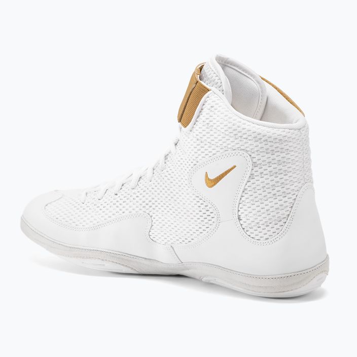Мъжки обувки за борба Nike Inflict 3 white/metallic gold 3