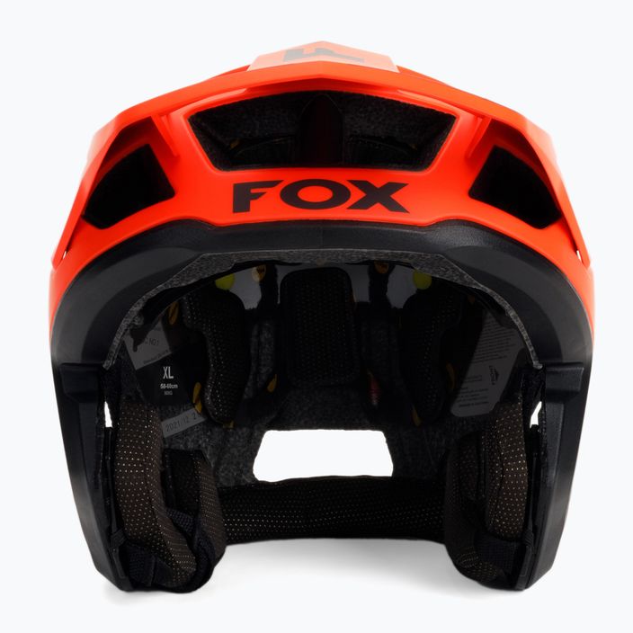 Каска за велосипед FOX Dropframe Pro Dvide оранжева/черна 29396 2