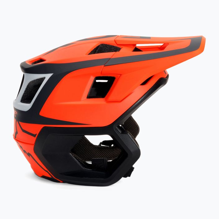 Каска за велосипед FOX Dropframe Pro Dvide оранжева/черна 29396 3