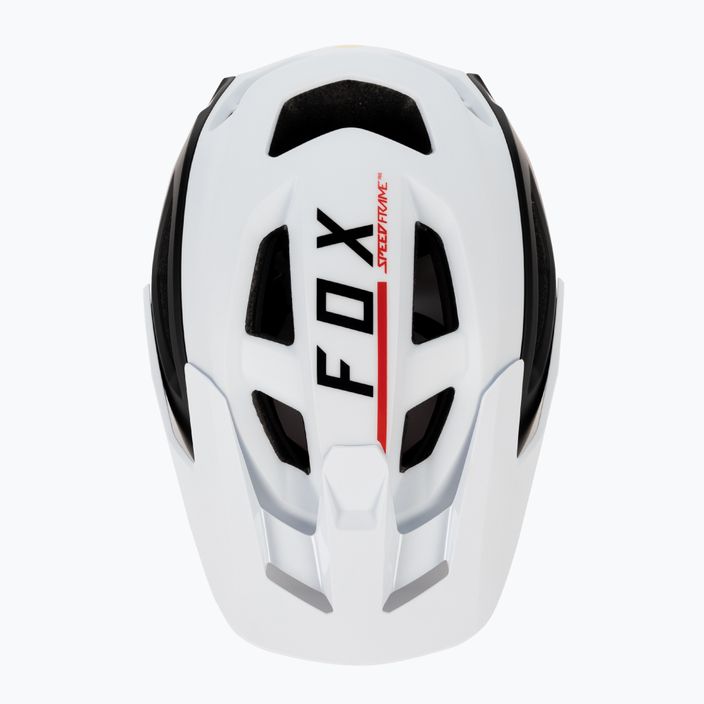 Каска за велосипед Fox Racing Speedframe Pro Blocked черно-бяла 29414_058 6
