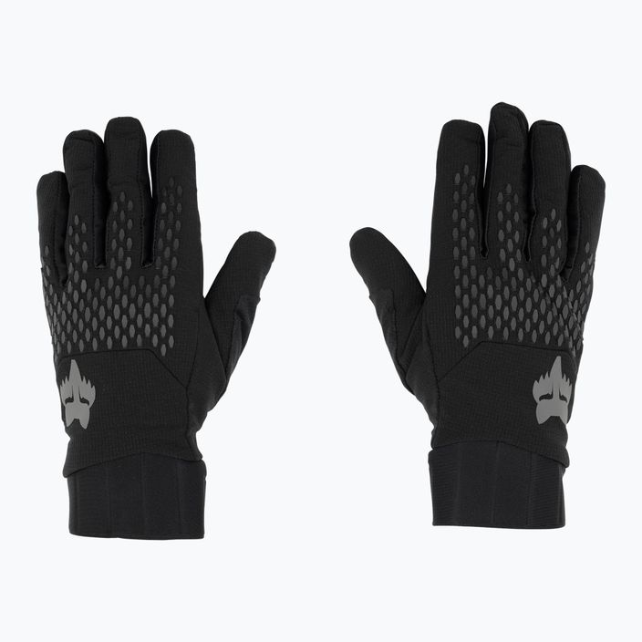 Fox Racing Defend Pro Зимни черни ръкавици за колоездене 3