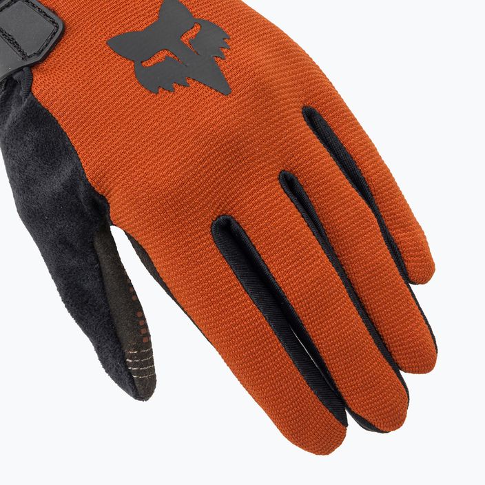 Fox Racing Ranger Jr детски ръкавици за колоездене в изгоряло оранжево 4