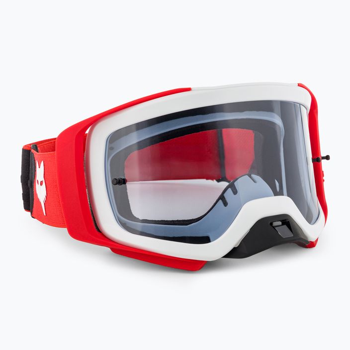 Очила за колоездене Fox Racing Airspace Core флуоресцентно червено/дим 2