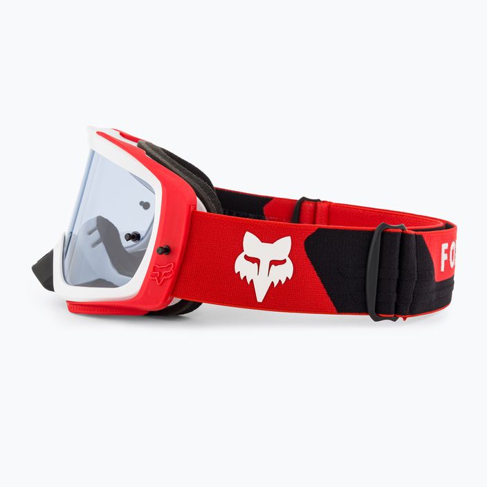 Очила за колоездене Fox Racing Airspace Core флуоресцентно червено/дим 5