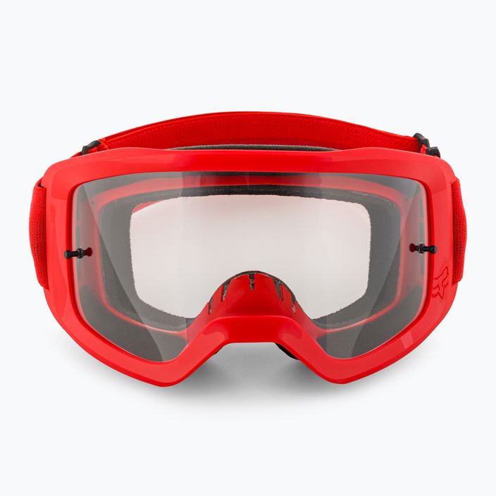 Fox Racing Main Core флуоресцентно червени очила за колоездене 2