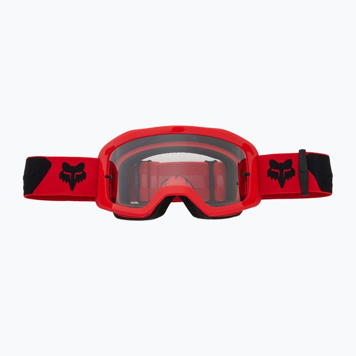 Fox Racing Main Core флуоресцентно червени очила за колоездене 5