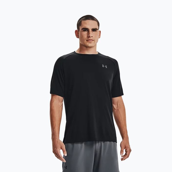 Мъжка тренировъчна тениска Under Armour UA Tech 2.0 SS Tee черна 1326413 3
