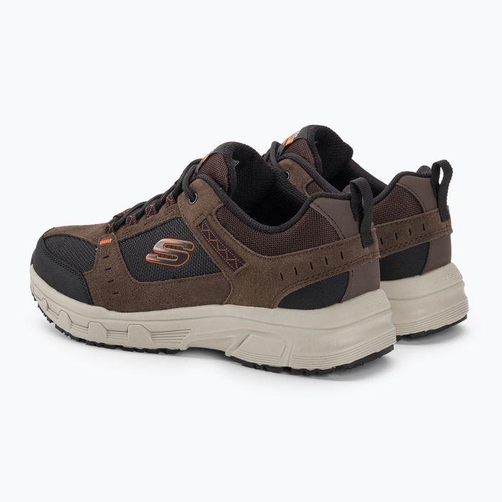SKECHERS Oak Canyon мъжки обувки за трекинг шоколад/черно 3