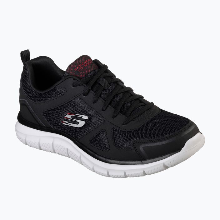 Мъжки обувки за тренировка SKECHERS Track Scrolic черни/червени 11