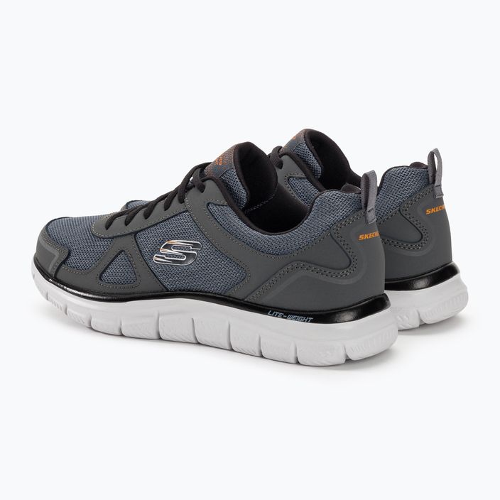 Мъжки обувки за тренировка SKECHERS Track Scrolic, въглен/черно 3