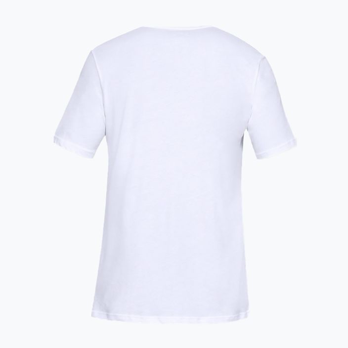 Under Armour Sportstyle Logo SS мъжка тениска за тренировки бяла 1329590 2