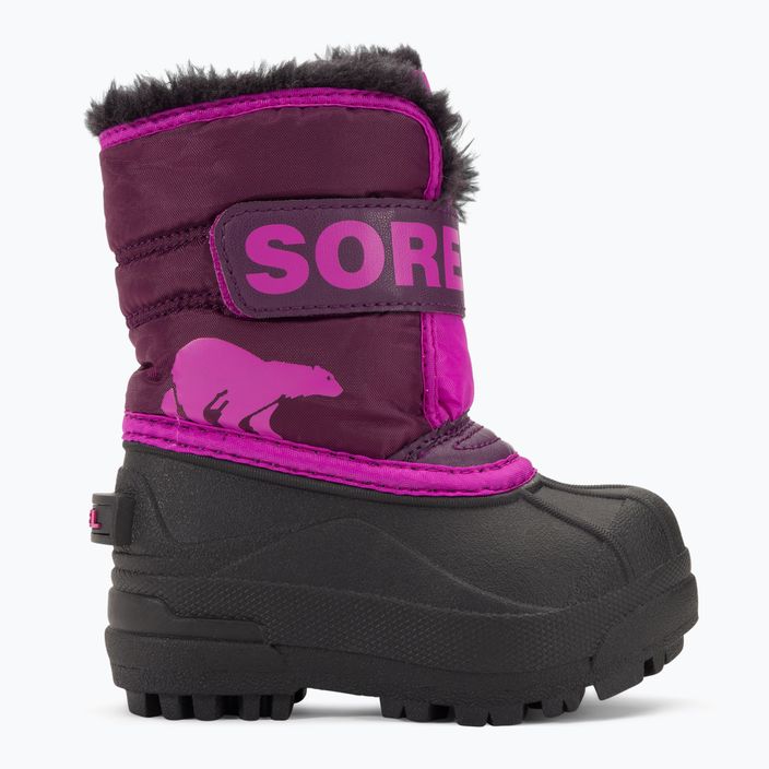 Детски ботуши за сняг Sorel Snow Commander purple dahlia/groovy pink 2