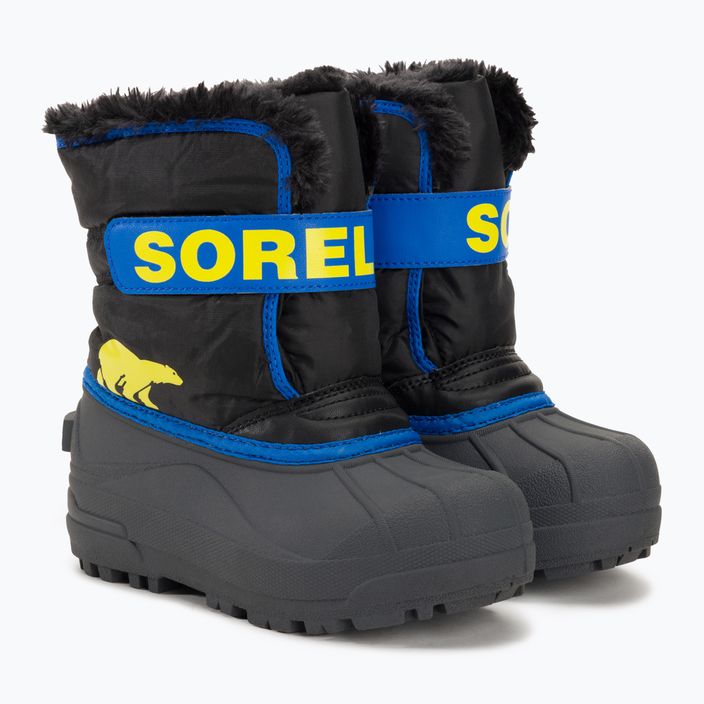 Sorel Snow Commander юношески ботуши за сняг черни/супер сини 4