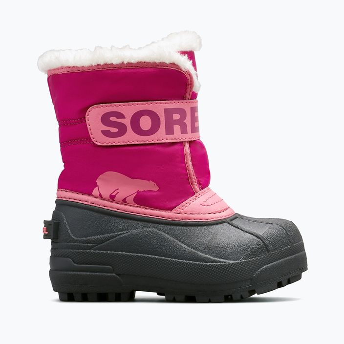 Sorel Snow Commander юношески ботуши за сняг тропическо розово/дълбоко русо 7