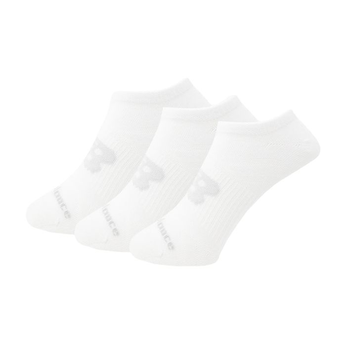 New Balance Flat Knit No Show чорапи 3 чифта бели 2