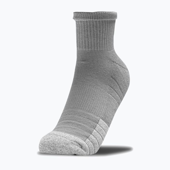 Under Armour Heatgear Quarter спортни чорапи 3 чифта сиво/черно/бяло 1353262 3