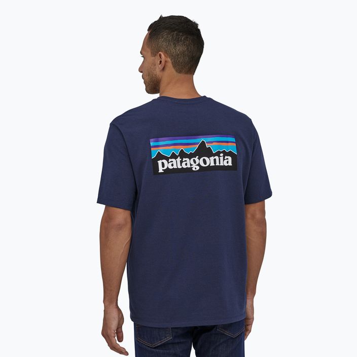 Мъжка тениска Patagonia P-6 Logo Responsibili-Tee classic navy trekking 2