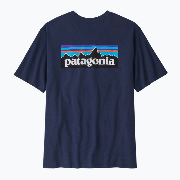 Мъжка тениска Patagonia P-6 Logo Responsibili-Tee classic navy trekking 6