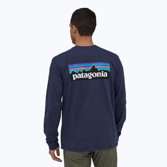 Patagonia P-6 Logo Responsibili classic navy trekking longsleeve за мъже 2