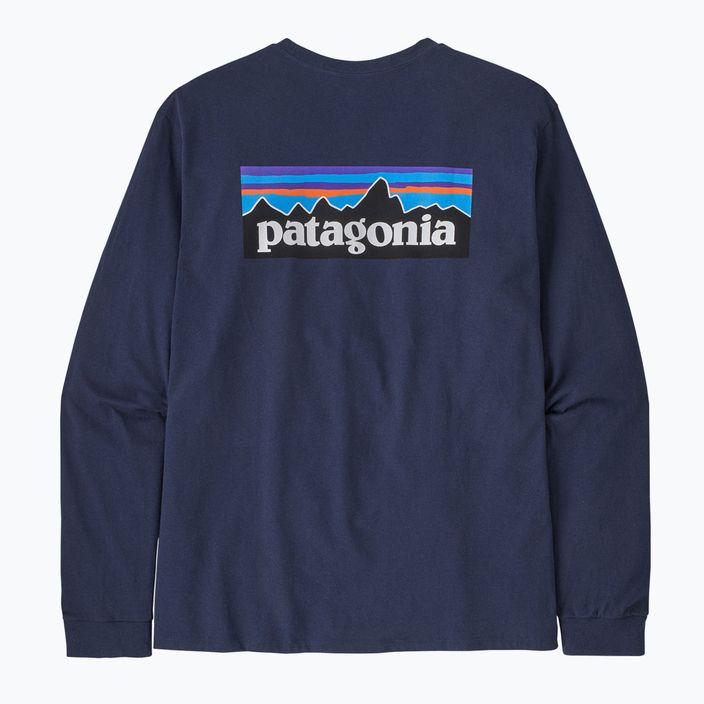 Patagonia P-6 Logo Responsibili classic navy trekking longsleeve за мъже 5