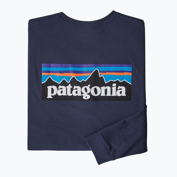 Patagonia P-6 Logo Responsibili classic navy trekking longsleeve за мъже 6
