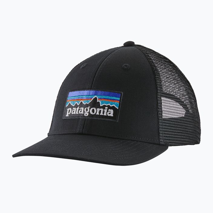 Patagonia P-6 Logo LoPro Trucker шапка черна 5