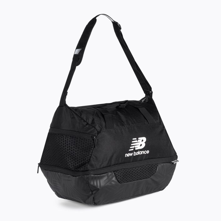 Тренировъчна чанта New Balance Team Base Holdall в черно и бяло NBBG93909GBKW 2