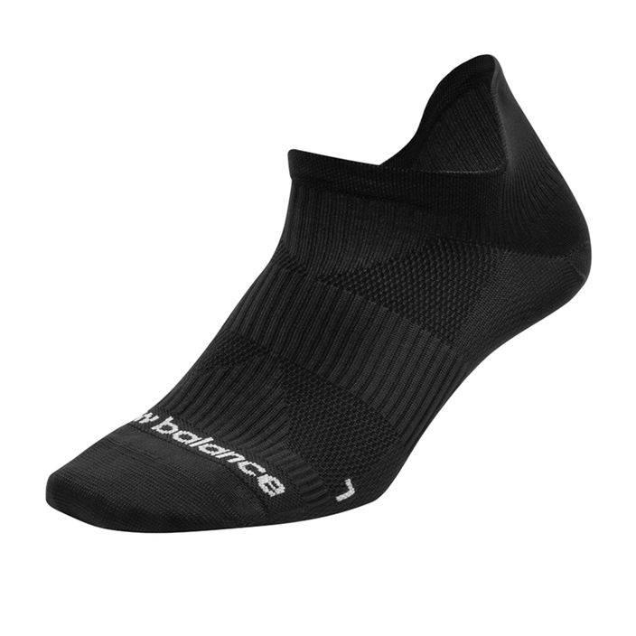 New Balance Run Flat Knit Tab No Show черни чорапи 2