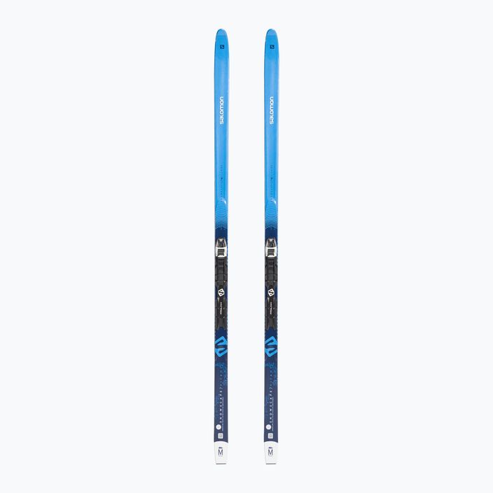 Дамски ски за ски бягане Salomon Snowscape 7 Vitane + Prolink Auto blue L409352PMS