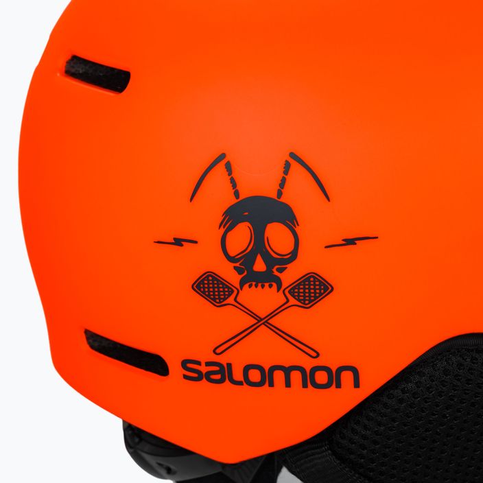 Детска ски каска Salomon Grom Visor orange L40836900 7