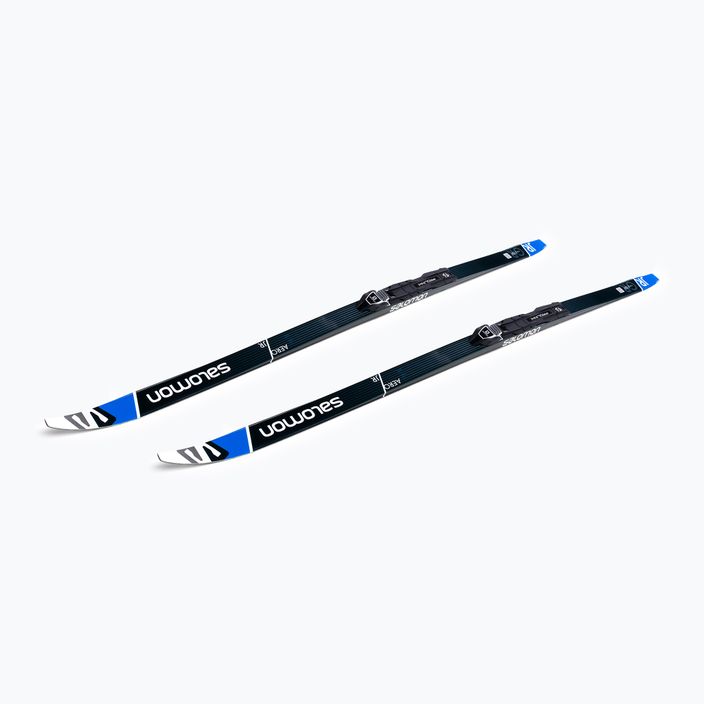 Детски ски за ски бягане Salomon Aero Grip Jr. + Prolink Access черно-синьо L412480PM 4