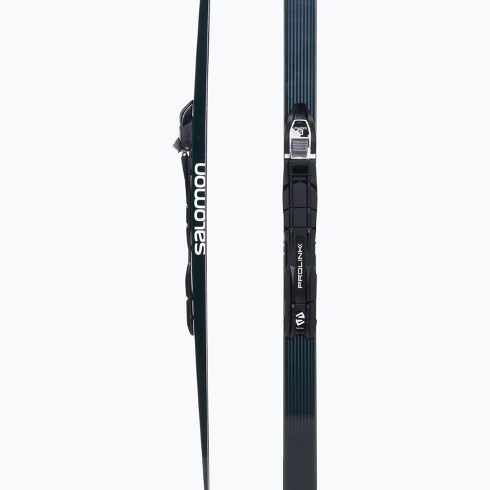 Детски ски за ски бягане Salomon Aero Grip Jr. + Prolink Access черно-синьо L412480PM 5