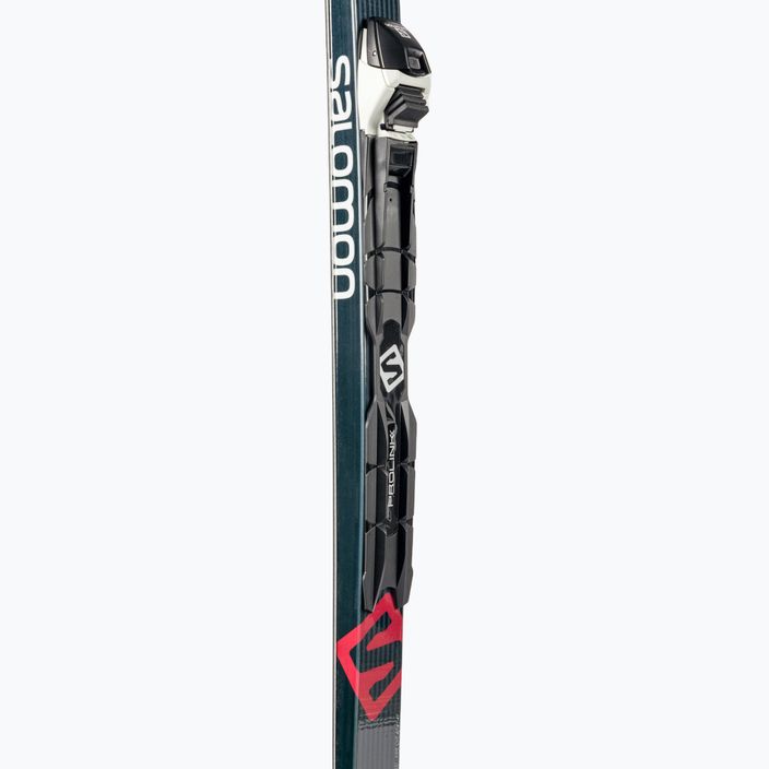 Salomon Snowscape 8 Skin + Prolink Auto ски за ски бягане черно/червено L413753PM 7