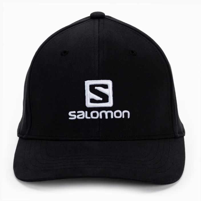 Salomon Лого бейзболна шапка черно LC1655800 4