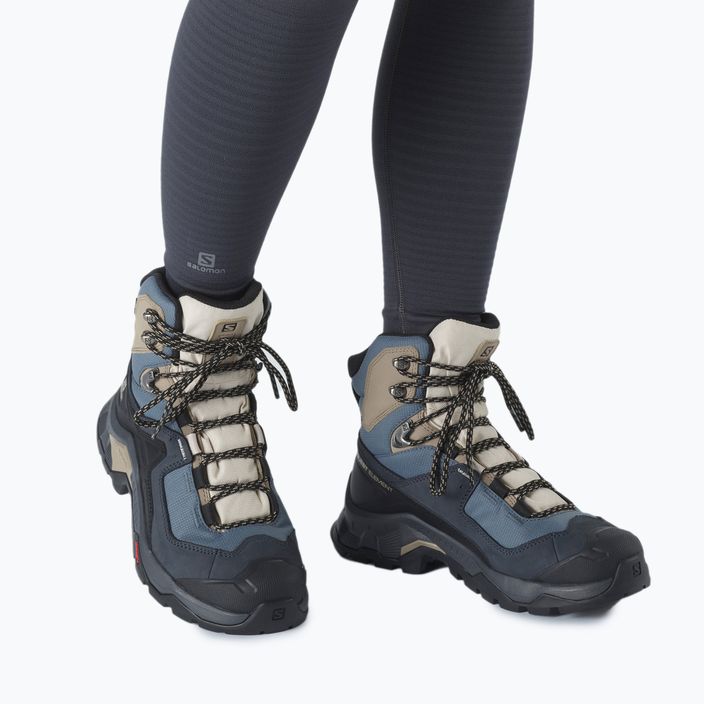 Дамски обувки за преходи Salomon Quest Element GTX черен-синe L41457400 15