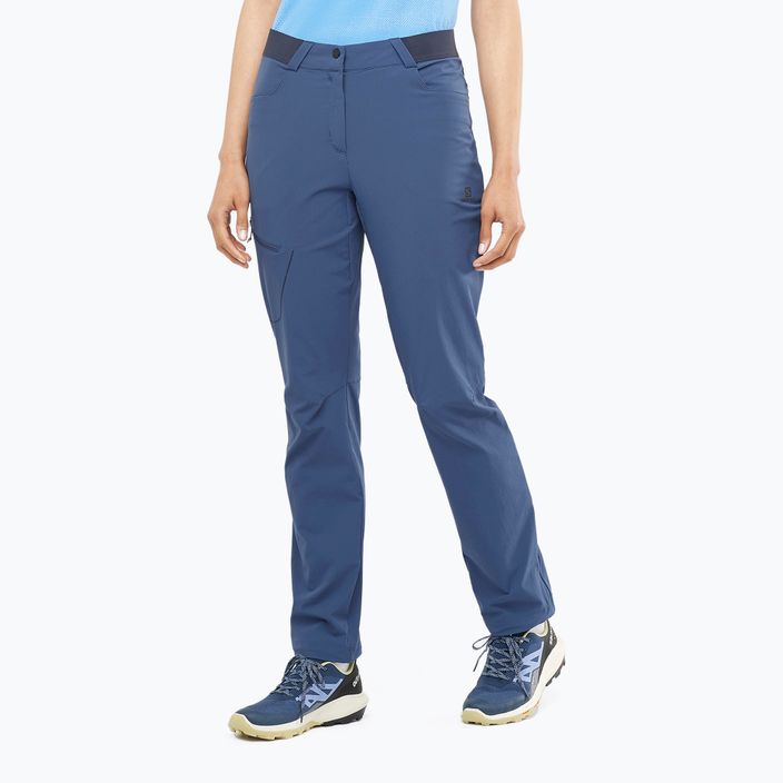 Дамски панталони за трекинг Salomon Wayfarer blue LC1704400