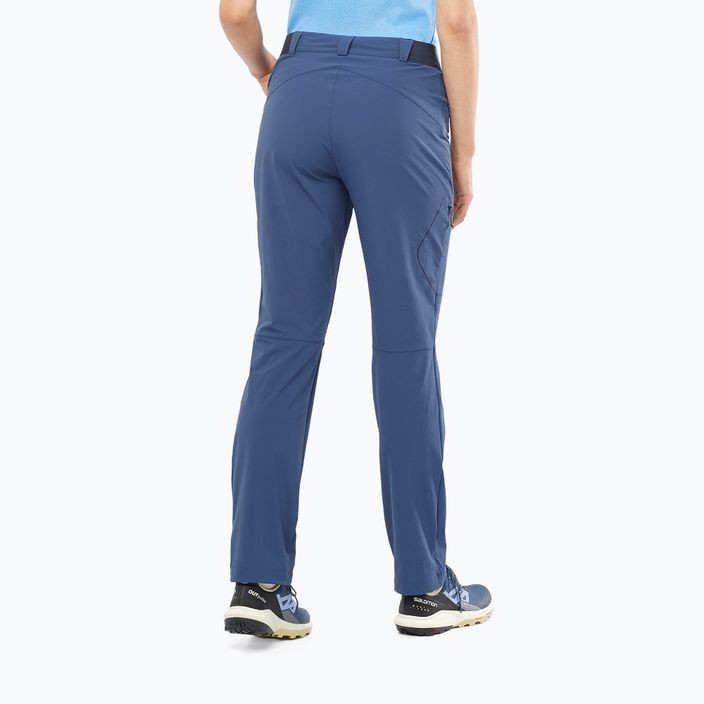 Дамски панталони за трекинг Salomon Wayfarer blue LC1704400 2